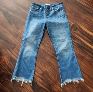 Madewell Medium Wash Cali Demi-Boot Jeans 28